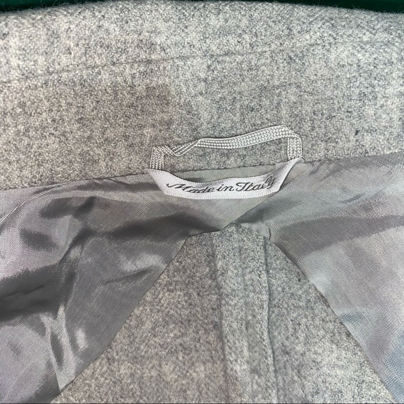 MAXMARA Wool Two Button Coat Made in Italy Size 14 XL - Picture 9 of 10